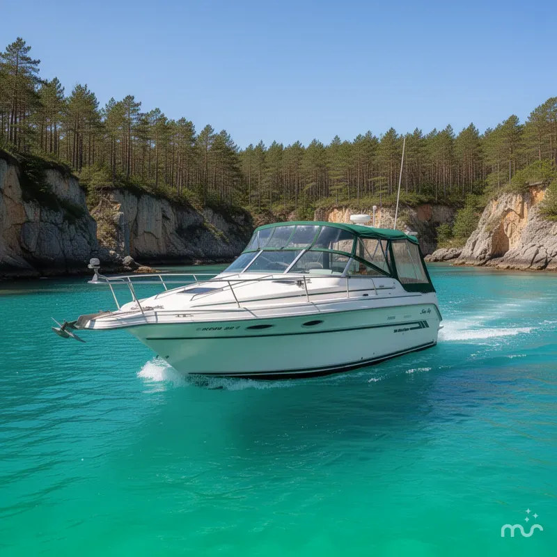 Slide: The Image of Sea Ray 280 Weekender 1991 - 4