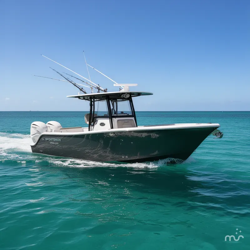 Slide: The Image of Sportsman Open 322 Center Console 2022 - 2