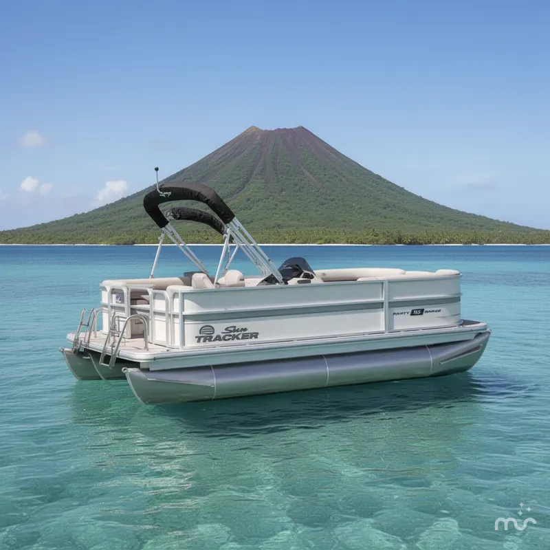 The Image of Sun Tracker Party Barge 16 DLX 2026 - 0