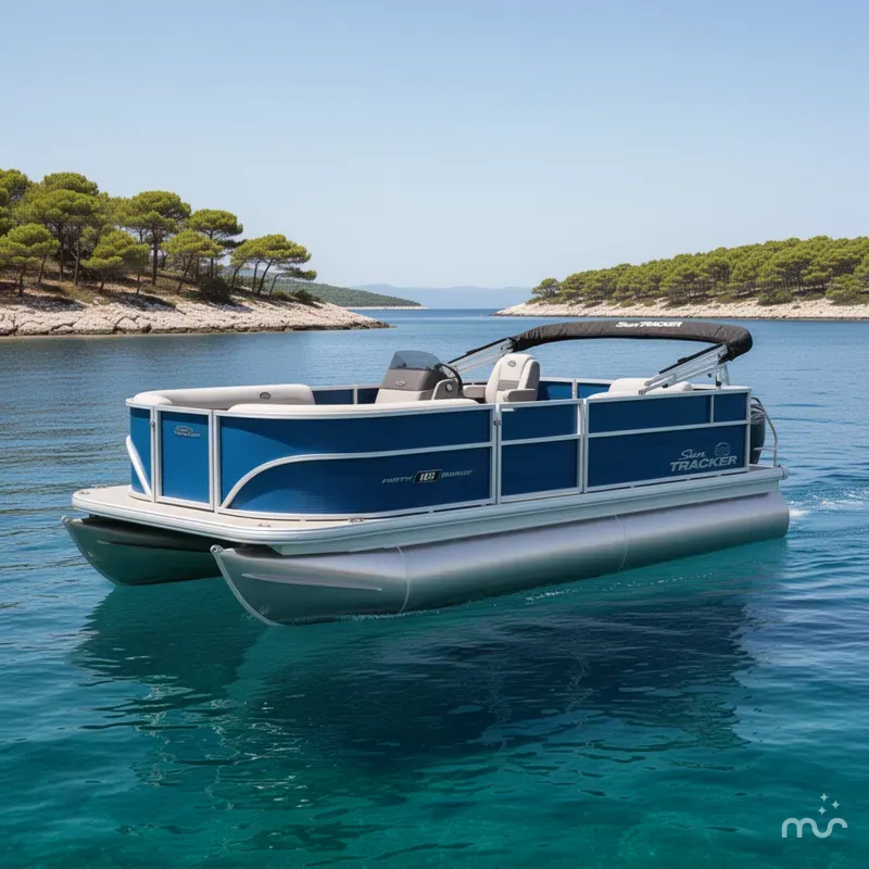 The Image of Sun Tracker Party Barge 16 DLX 2026 - 0