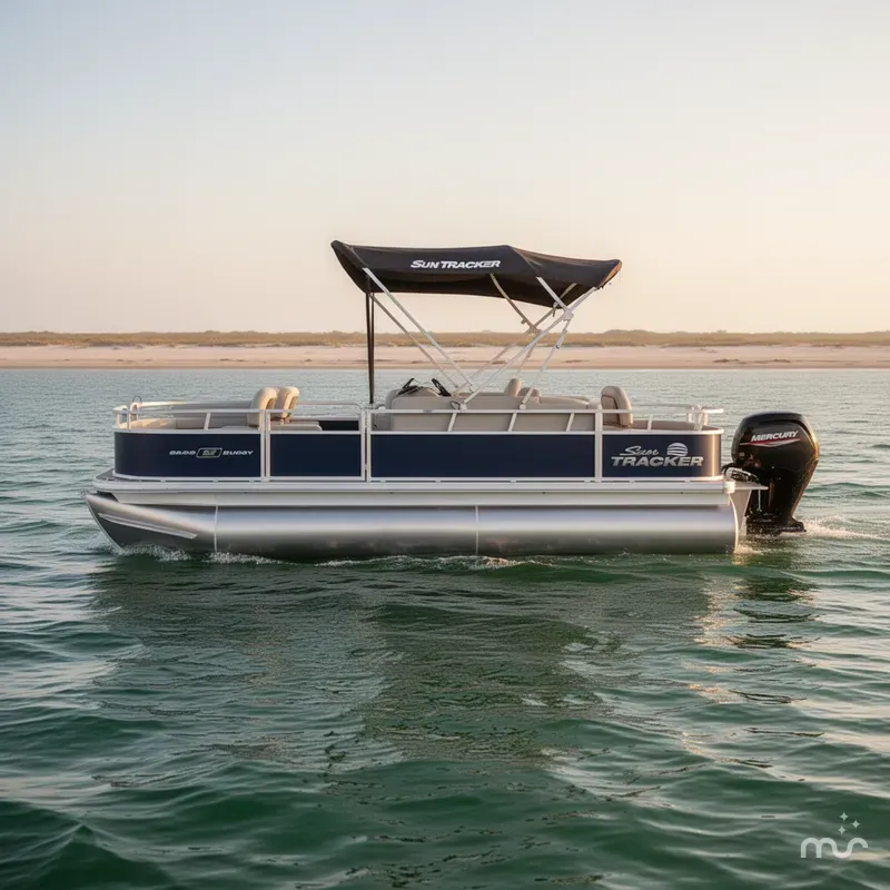 Slide: The Image of Sun Tracker Bass Buggy 18 DLX 2026 - 2