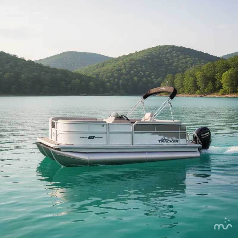 The Image of Sun Tracker Party Barge 16 DLX 2026 - 0