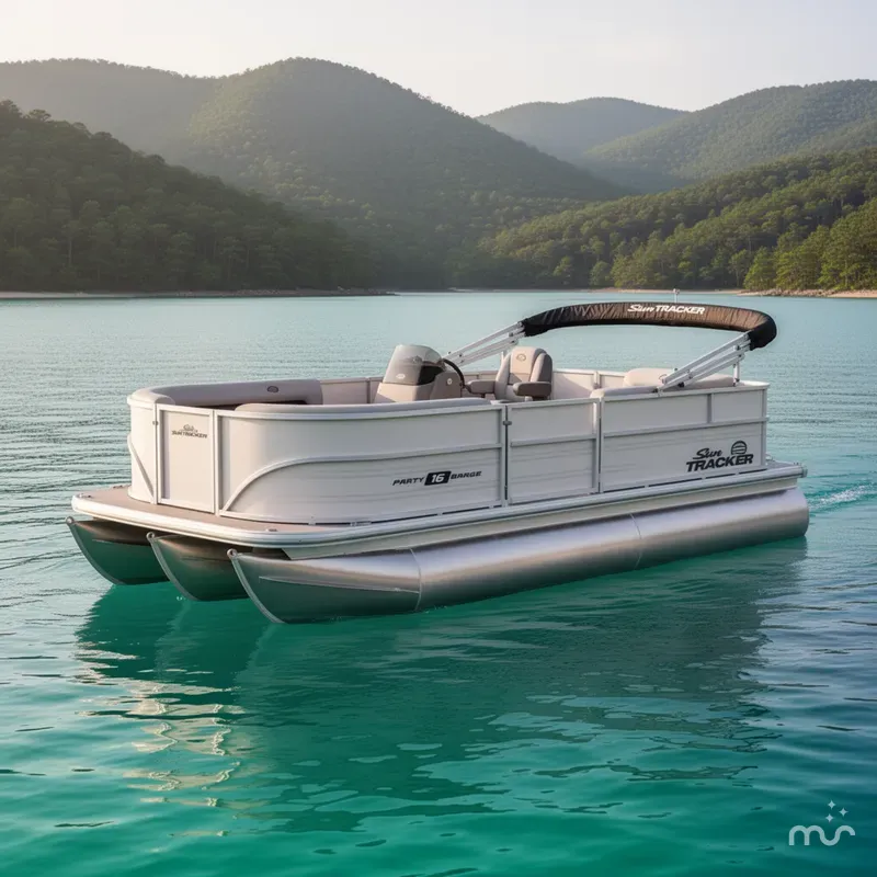 The Image of Sun Tracker Party Barge 16 DLX 2026 - 0