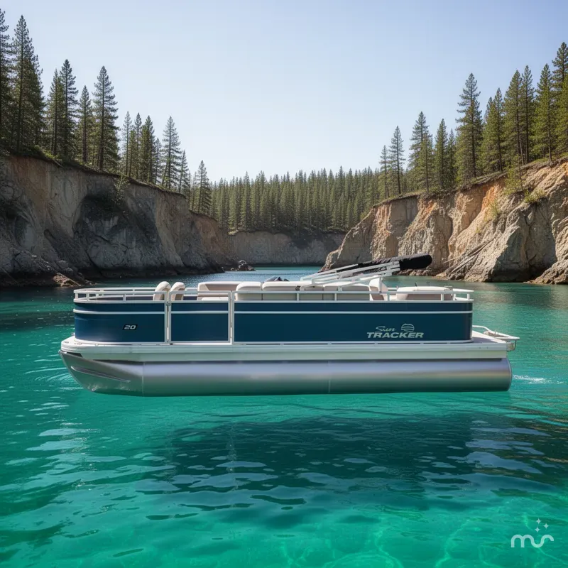 Slide: The Image of Sun Tracker Fishin' Barge 20 DLX 2026 - 2