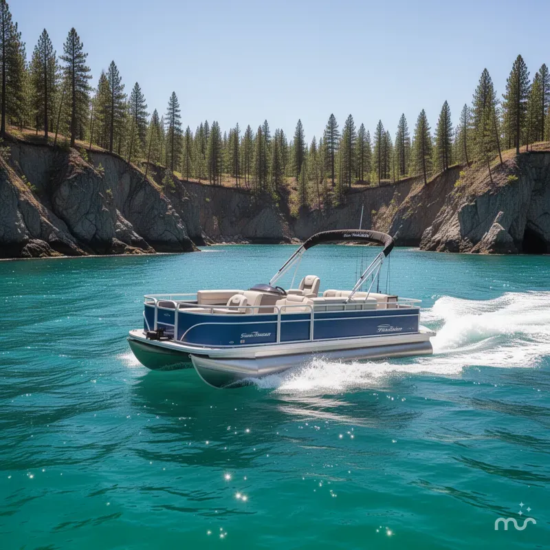 Slide: The Image of Sun Tracker Fishin' Barge 20 DLX 2026 - 4