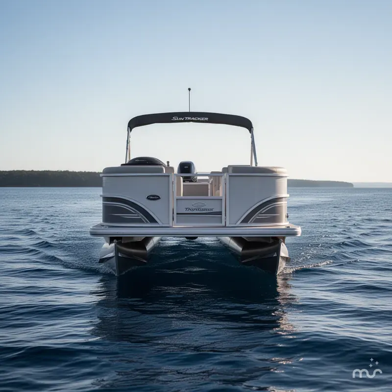 Slide: The Image of Sun Tracker Party Barge 20 DLX 2026 - 1