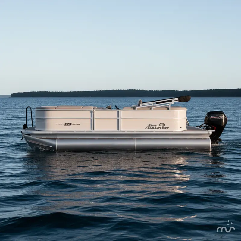 Slide: The Image of Sun Tracker Party Barge 20 DLX 2026 - 2