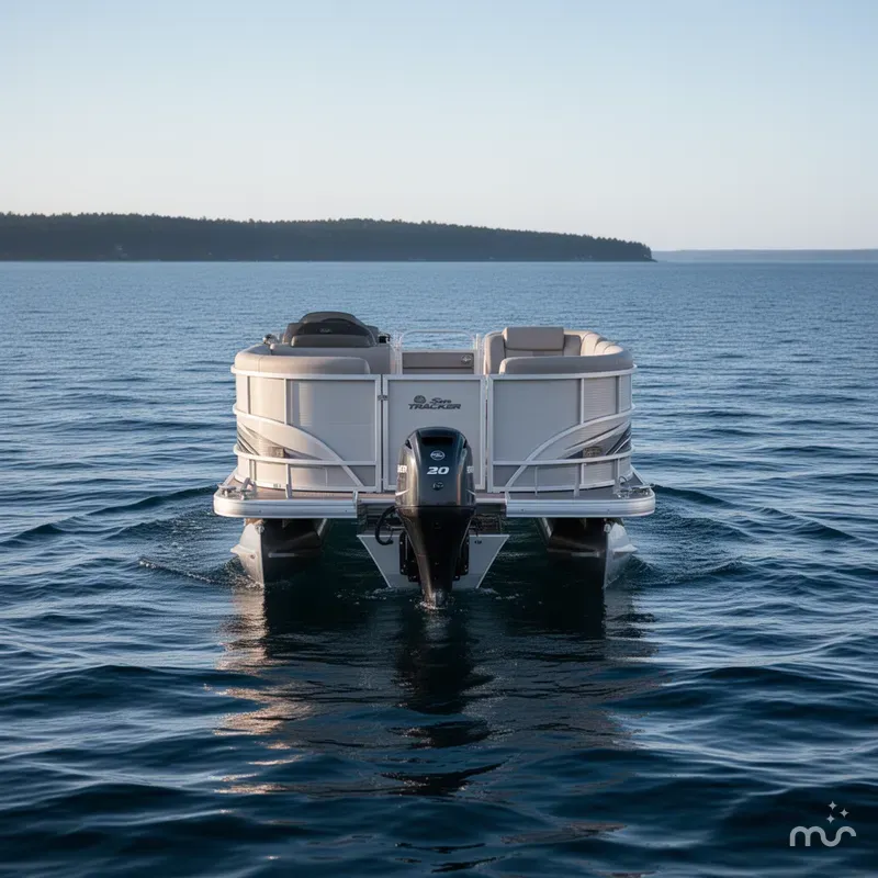 Slide: The Image of Sun Tracker Party Barge 20 DLX 2026 - 3