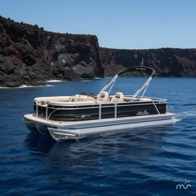 The Image of Sun Tracker Party Barge 22 RF DLX 2026 - 0