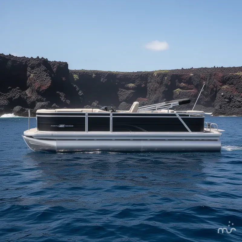 Slide: The Image of Sun Tracker Party Barge 22 RF DLX 2026 - 2