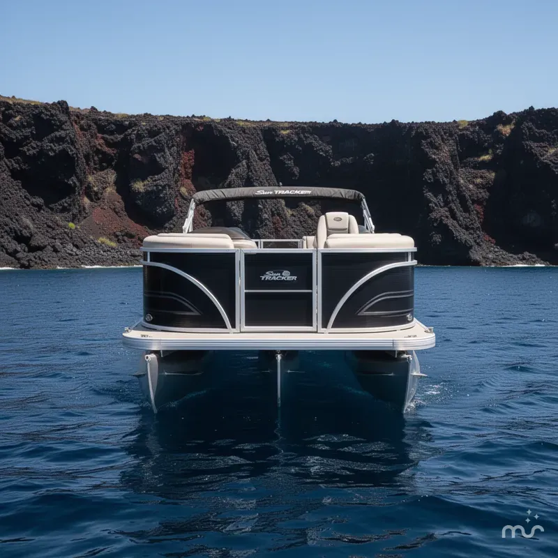 Slide: The Image of Sun Tracker Party Barge 22 RF DLX 2026 - 3