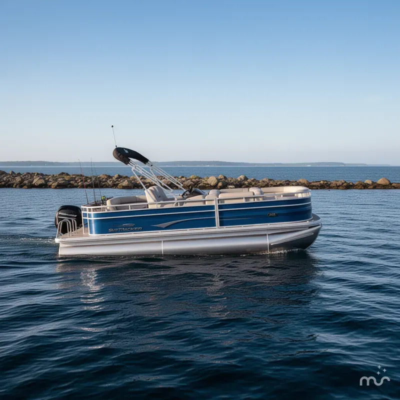Slide: The Image of Sun Tracker Fishin' Barge 20 DLX 2026 - 4
