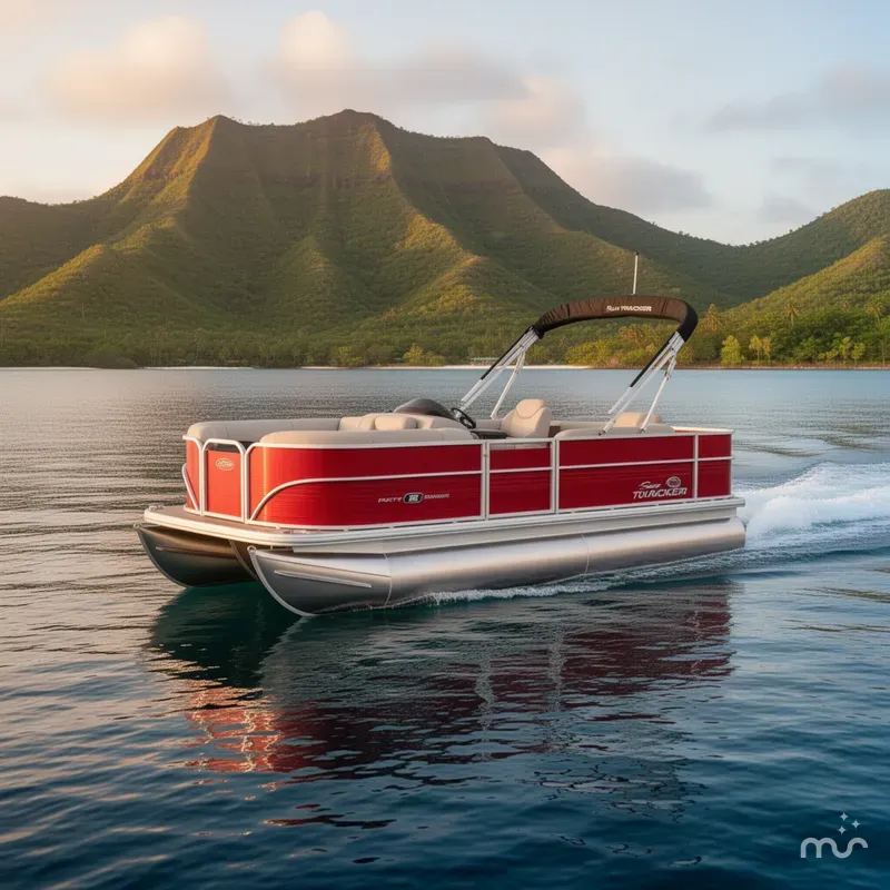 The Image of Sun Tracker Party Barge 18 DLX 2026 - 0