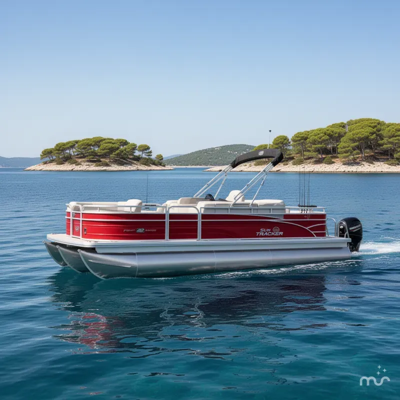 The Image of Sun Tracker Fishin' Barge 22 DLX 2026 - 0
