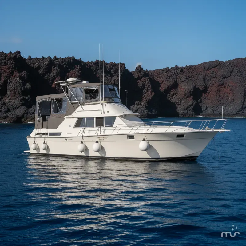 The Image of Silverton 40 Aft Cabin 1985 - 0
