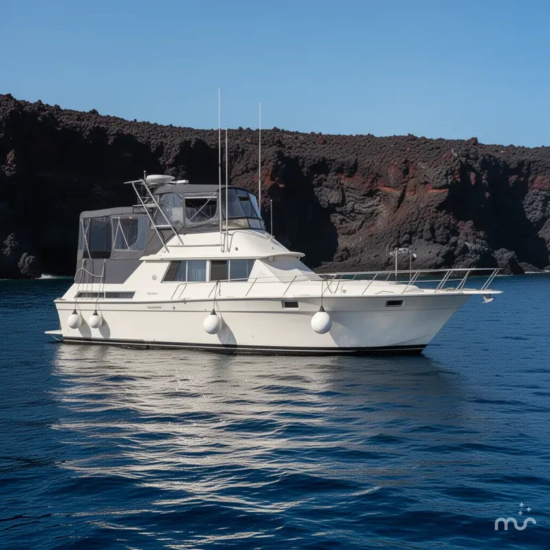 Slide: The Image of Silverton 40 Aft Cabin 1985 - 2