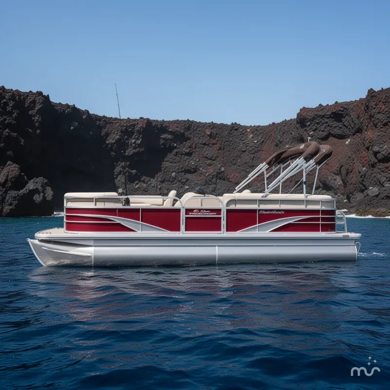 Slide: The Image of Sun Tracker Fishin' Barge 24 DLX 2022 - 2