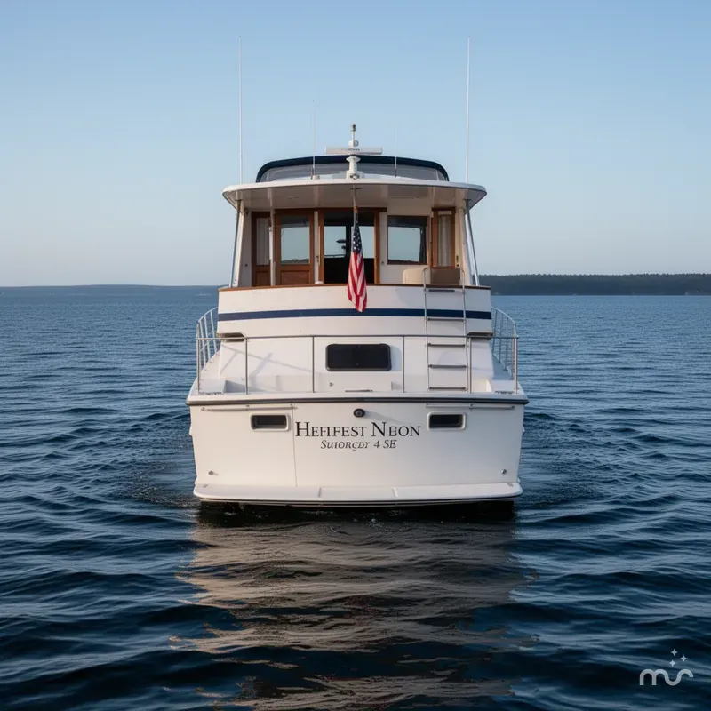 Slide: The Image of Jefferson 42 SE Sundeck Motor Yacht 1987 - 2