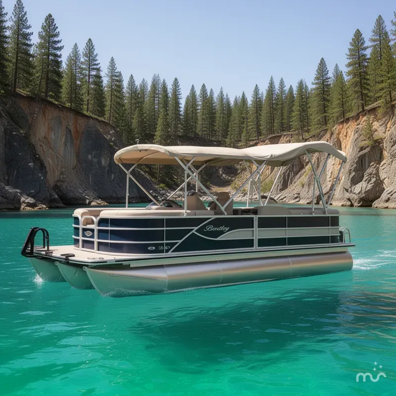 Slide: The Image of Bentley Pontoons Legacy 223 Navigator 2026 - 2