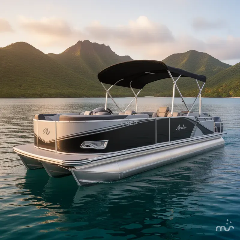 Slide: The Image of Avalon 2485 LSZ Quad Lounger, Tri Toon, High Performance 2023 - 2