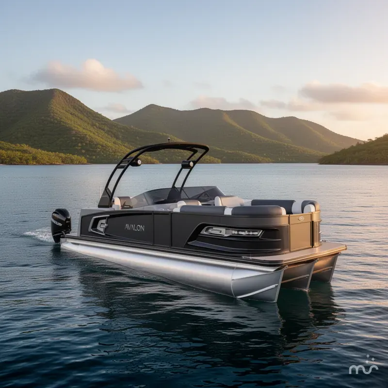 The Image of Avalon Excalibur LTD Elite Windshield - 25 FT w/ Twin 425HP Mercury's! 2026 - 0