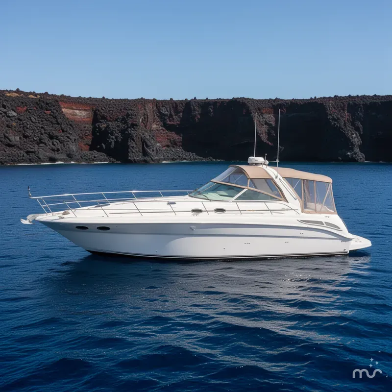 Slide: The Image of Sea Ray 380 Sundancer 1999 - 2