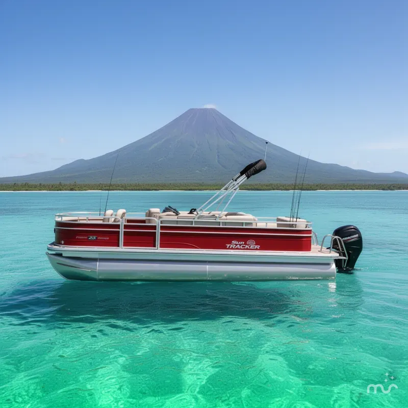 Slide: The Image of Sun Tracker Fishin' Barge 22 DLX 2026 - 2