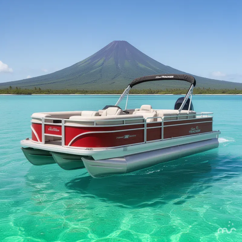 Slide: The Image of Sun Tracker Fishin' Barge 22 DLX 2026 - 3