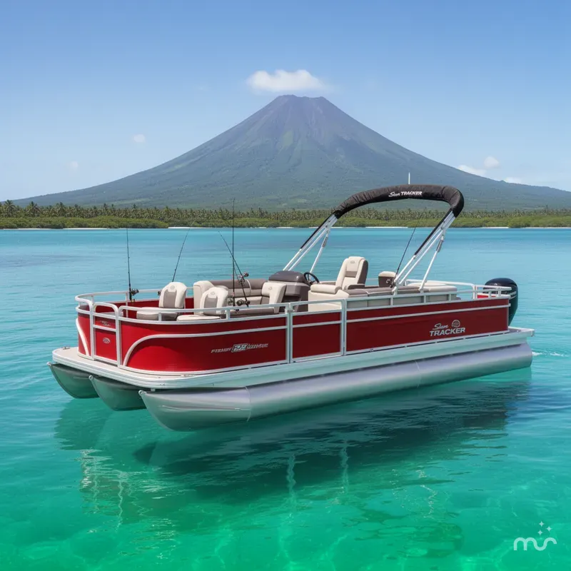 Slide: The Image of Sun Tracker Fishin' Barge 22 DLX 2026 - 4