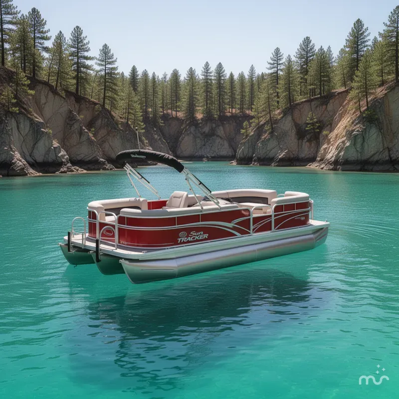 The Image of Sun Tracker Party Barge 18 DLX 2026 - 0
