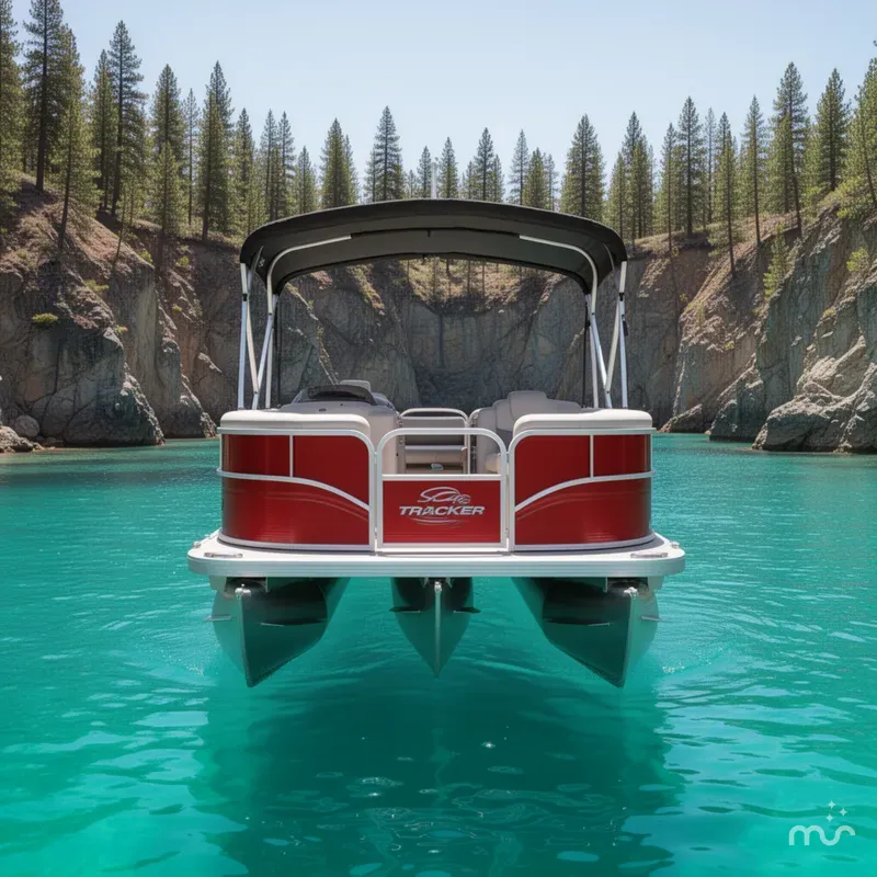 Slide: The Image of Sun Tracker Party Barge 18 DLX 2026 - 3