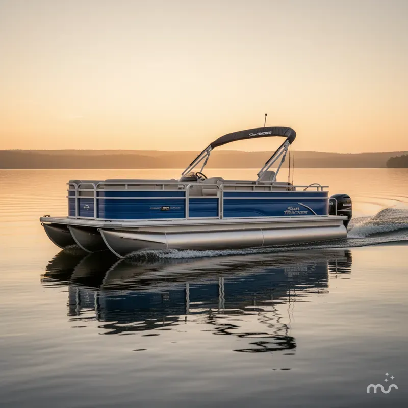 Slide: The Image of Sun Tracker Fishin' Barge 20 DLX 2026 - 4