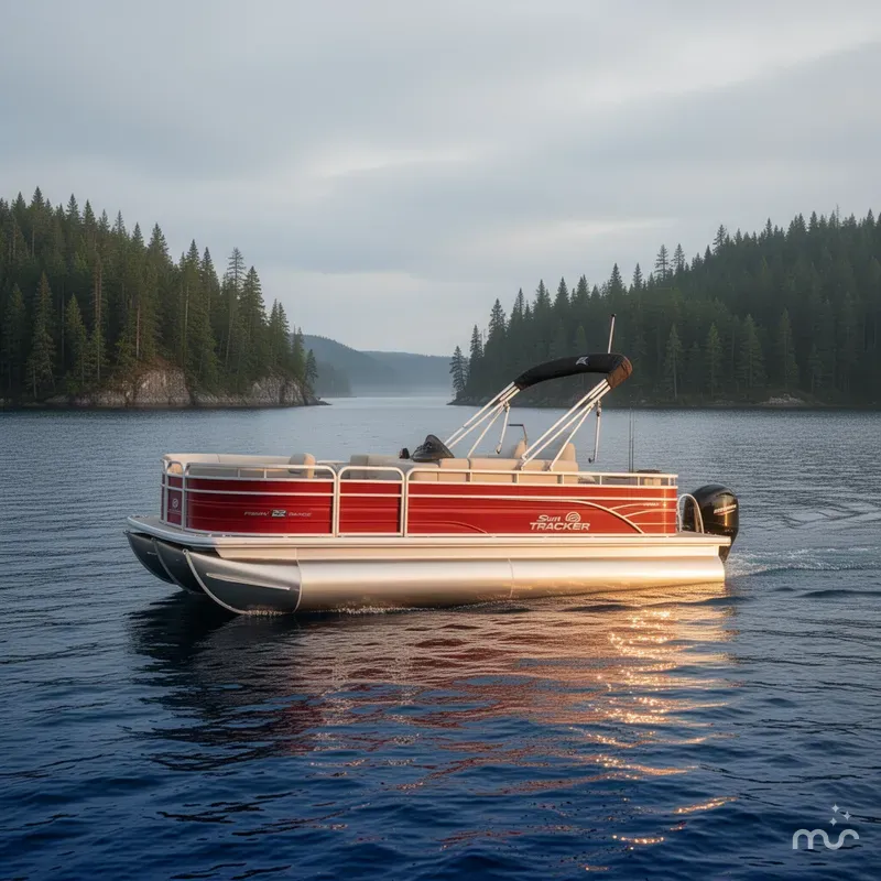 Slide: The Image of Sun Tracker Fishin' Barge 22 DLX 2026 - 4