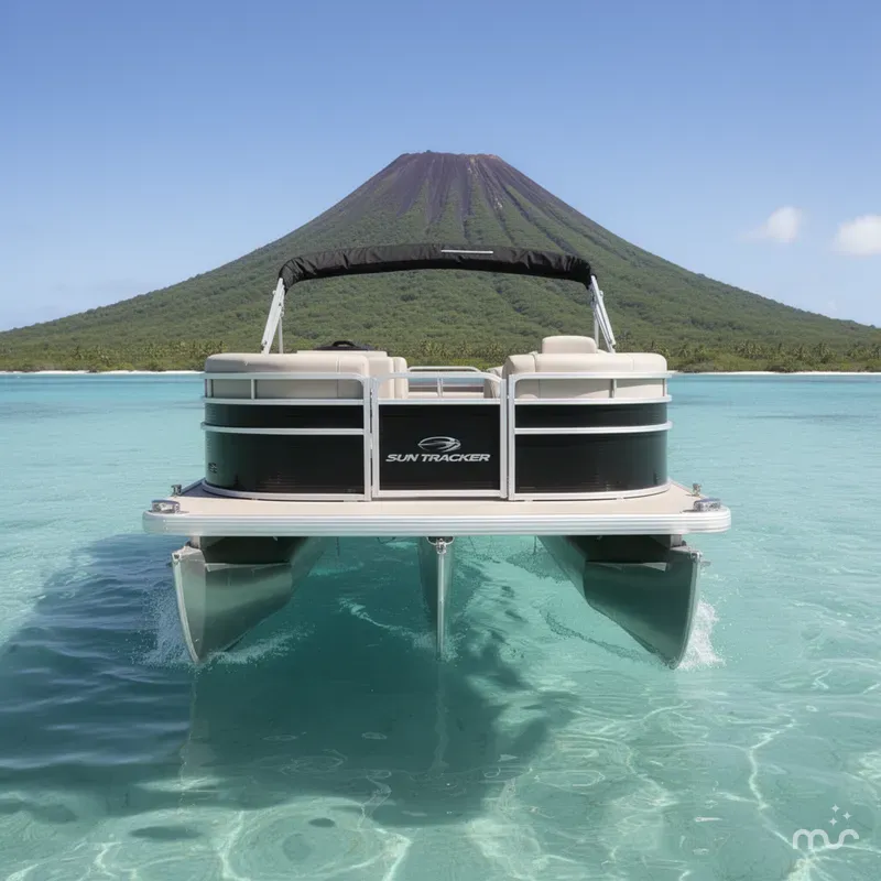 Slide: The Image of Sun Tracker Fishin' Barge 22 DLX 2026 - 1