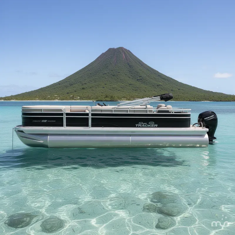 Slide: The Image of Sun Tracker Fishin' Barge 22 DLX 2026 - 2