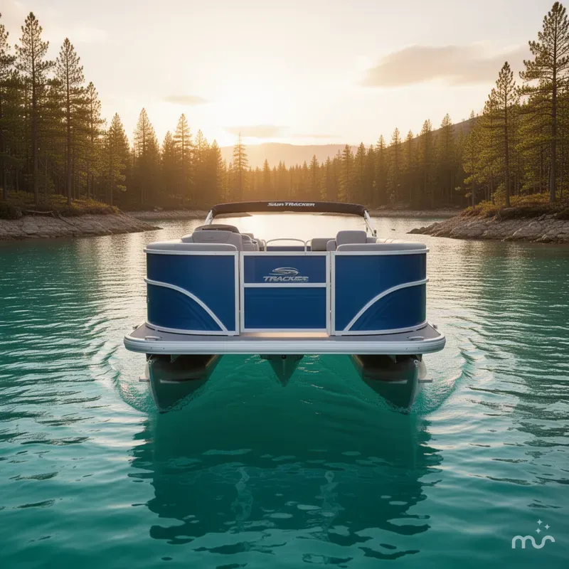 Slide: The Image of Sun Tracker Party Barge 16 DLX 2026 - 3