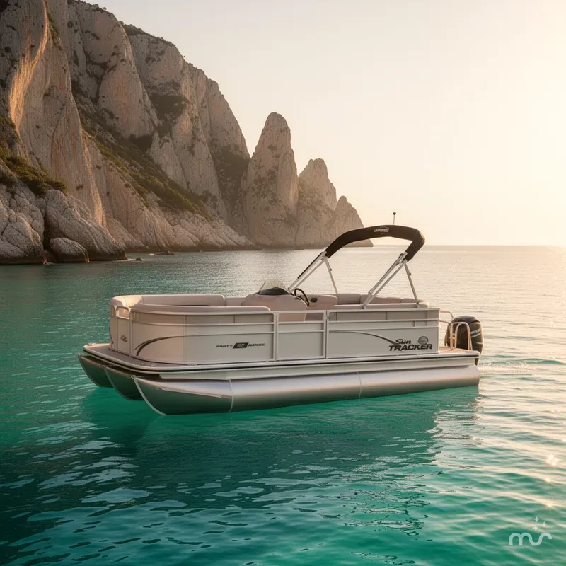 The Image of Sun Tracker Party Barge 16 DLX 2026 - 0