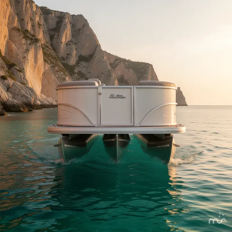 Slide: The Image of Sun Tracker Party Barge 20 DLX 2026 - 1