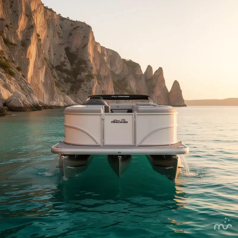 Slide: The Image of Sun Tracker Party Barge 20 DLX 2026 - 3