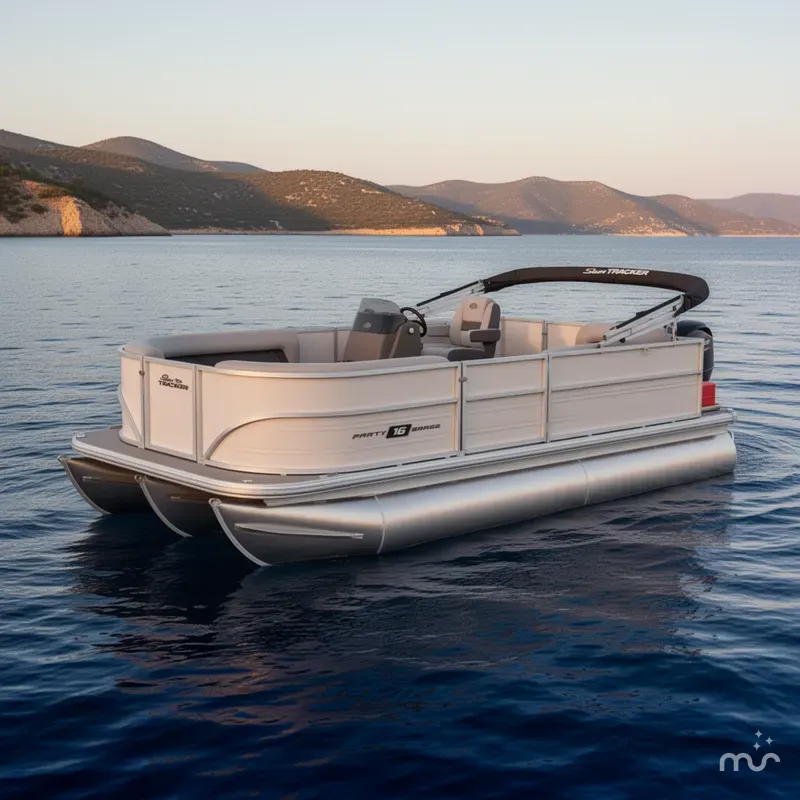 The Image of Sun Tracker Party Barge 16 DLX 2026 - 0