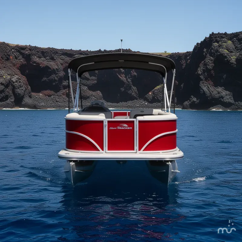 Slide: The Image of Sun Tracker Party Barge 18 DLX 2026 - 3