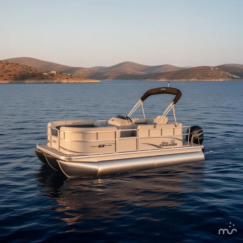 The Image of Sun Tracker Party Barge 16 DLX 2026 - 0
