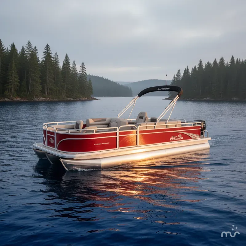 Slide: The Image of Sun Tracker Fishin' Barge 22 DLX 2026 - 4