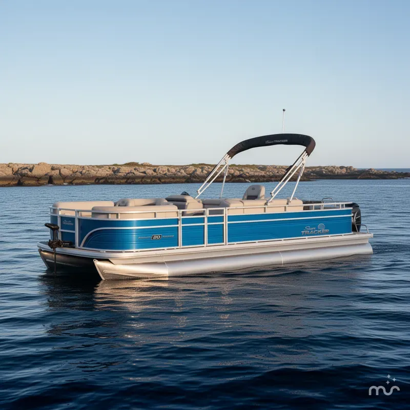 Slide: The Image of Sun Tracker Fishin' Barge 20 DLX 2026 - 2