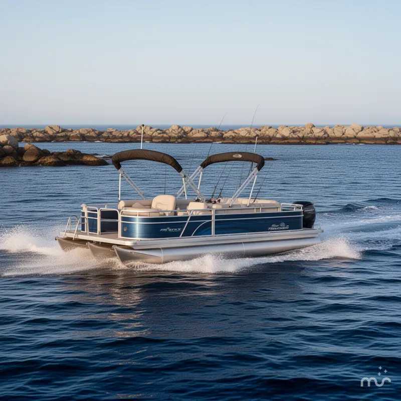 Slide: The Image of Sun Tracker Fishin' Barge 20 DLX 2026 - 4