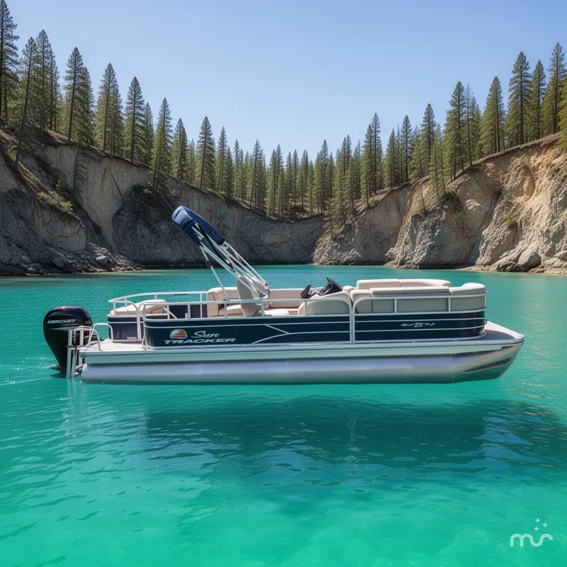 Slide: The Image of Sun Tracker Party Barge 22 Sport Fish 2019 - 2