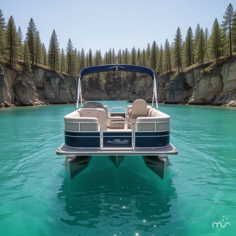 Slide: The Image of Sun Tracker Party Barge 22 Sport Fish 2019 - 3