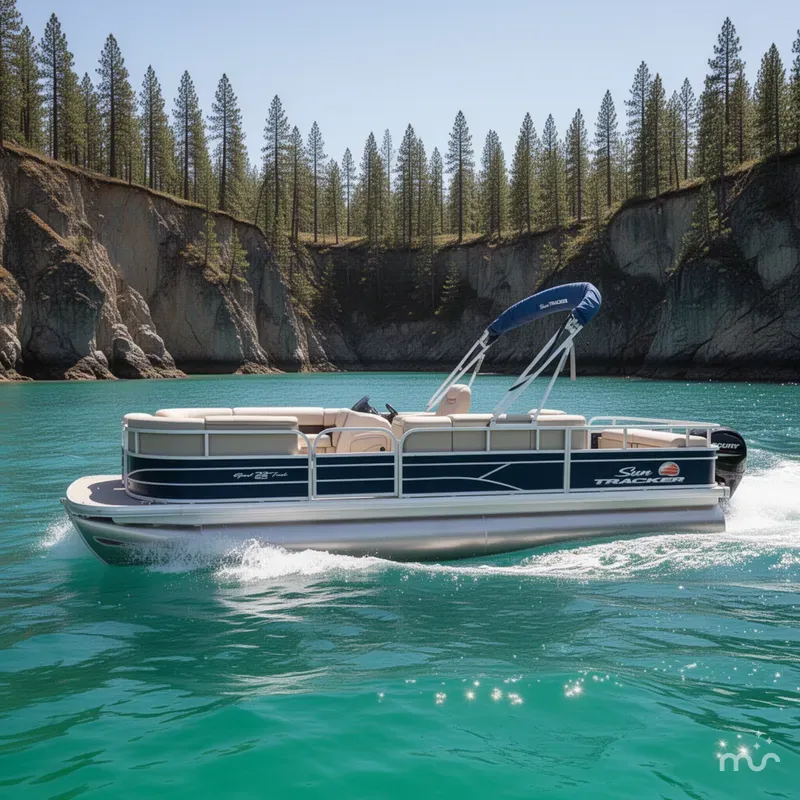 Slide: The Image of Sun Tracker Party Barge 22 Sport Fish 2019 - 4