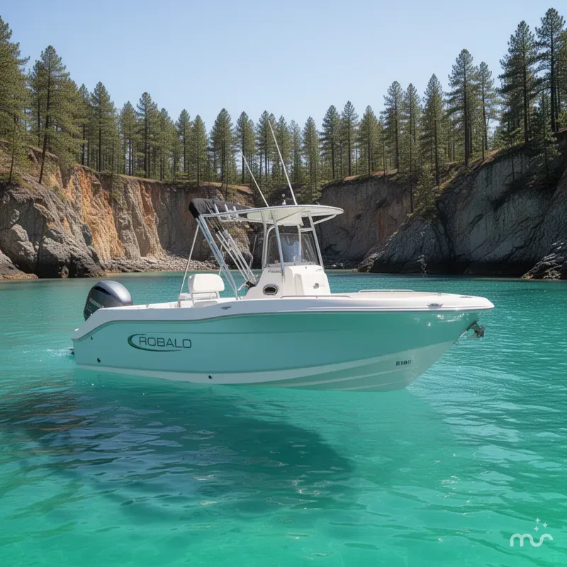 Slide: The Image of Robalo R180 Center Console 2025 - 2