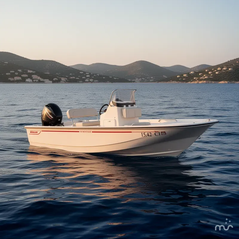 Slide: The Image of Boston Whaler 150 Montauk 2021 - 2